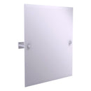 Montero Miroir inclinable rectangulaire contemporain sans cadre avec bord biseaut