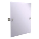Montero Miroir inclinable rectangulaire contemporain sans cadre avec bord biseaut