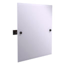 Montero Miroir inclinable rectangulaire contemporain sans cadre avec bord biseaut