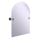 Montero Miroir inclinable  dessus arqu contemporain sans cadre avec bord biseaut