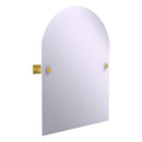 Montero Miroir inclinable  dessus arqu contemporain sans cadre avec bord biseaut