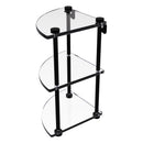 脡tag猫re de coin en verre 脿 trois niveaux