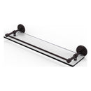 Prestige Skyline Collection Tempered Glass Shelf with Gallery Rail
