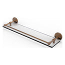 Prestige Skyline Collection Tempered Glass Shelf with Gallery Rail