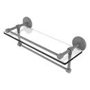 Prestige Skyline Collection Gallery Glass Shelf with Towel Bar