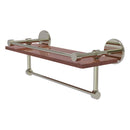 Prestige Skyline Collection IPE Ironwood Shelf with Gallery Rail and Towel Bar