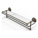 Prestige Skyline Collection Gallery Glass Shelf with Towel Bar