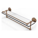 Prestige Skyline Collection Gallery Glass Shelf with Towel Bar