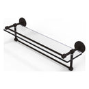 Prestige Skyline Collection Gallery Glass Shelf with Towel Bar