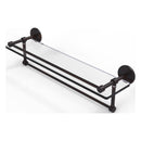 Prestige Skyline Collection Gallery Glass Shelf with Towel Bar