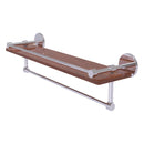 Prestige Skyline Collection IPE Ironwood Shelf with Gallery Rail and Towel Bar