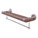 Prestige Skyline Collection IPE Ironwood Shelf with Gallery Rail and Towel Bar