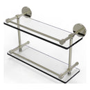 Prestige Skyline Collection Tempered Double Glass Shelf with Gallery Rail