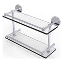 Prestige Skyline Collection Tempered Double Glass Shelf with Gallery Rail