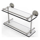 Prestige Skyline Collection Tempered Double Glass Shelf with Gallery Rail