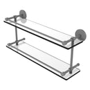 Prestige Skyline Collection Tempered Double Glass Shelf with Gallery Rail