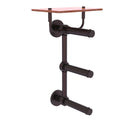 Prestige Skyline Porte-papier de toilette  3 rouleaux avec 茅tag猫re en bois