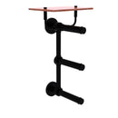 Prestige Skyline Porte-papier de toilette  3 rouleaux avec 茅tag猫re en bois