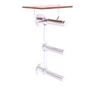 Prestige Skyline Porte-papier de toilette  3 rouleaux avec 茅tag猫re en bois