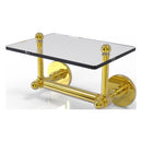 Prestige Skyline Collection Two Post Toilet Tissue Holder with Glass Shelf