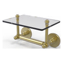 Prestige Skyline Collection Two Post Toilet Tissue Holder with Glass Shelf