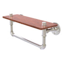 Pipeline Collection Ironwood Shelf with Towel Bar