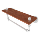 Pipeline Collection Ironwood Shelf with Towel Bar