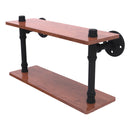 Pipeline Collection Ironwood Double Shelf