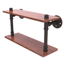Pipeline Collection Ironwood Double Shelf