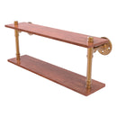 Pipeline Collection Ironwood Double Shelf