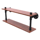 Pipeline Collection Ironwood Double Shelf