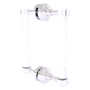 Pacific Grove Collection Back to Back Shower Door Pull with Smooth Accents