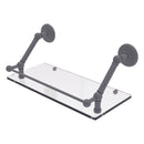 Prestige Monte Carlo Floating Glass Shelf with Gallery Rail