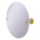 Miroir inclinable rond sans cadre avec bord biseaut茅