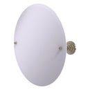 Miroir inclinable rond sans cadre avec bord biseaut茅