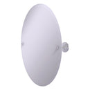 Miroir inclinable ovale sans cadre avec bord biseaut茅