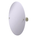 Miroir inclinable ovale sans cadre avec bord biseaut茅