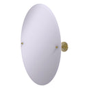 Miroir inclinable ovale sans cadre avec bord biseaut茅