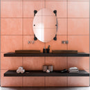Prestige Regal Miroir ovale mont sur rail sans cadre