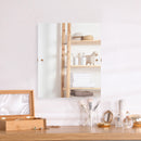 Miroir inclinable rectangulaire sans cadre avec bord biseaut茅