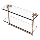 Prestige Regal 脡tag猫re en verre  deux niveaux avec barre  serviettes int茅gr茅e