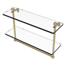 Prestige Regal 脡tag猫re en verre  deux niveaux avec barre  serviettes int茅gr茅e