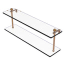 Prestige Regal 脡tag猫re en verre  deux niveaux