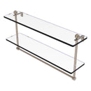 Prestige Regal 脡tag猫re en verre  deux niveaux avec barre  serviettes int茅gr茅e