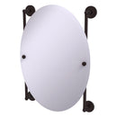 Prestige Regal Miroir ovale mont sur rail sans cadre