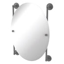 Prestige Regal Miroir ovale mont sur rail sans cadre