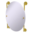 Prestige Regal Miroir ovale mont sur rail sans cadre