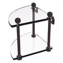 脡tag猫re de coin en verre  deux niveaux