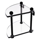 脡tag猫re de coin en verre  deux niveaux