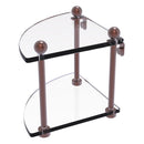 脡tag猫re de coin en verre  deux niveaux